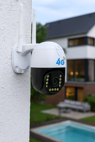 4G SIM IP камера V380 PRO вулична камера відеоспостереження IP66 з нічним баченням датчиком руху та автотрекінгом V380PRO фото