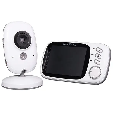 Відеоняня Baby Monitor Original JKR 3.2 дюйма з камерою датчиком звуку нічним баченням і термометром VB603  VB603 фото