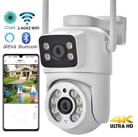 IP Wi-Fi камера для відеоспостереження вулична бездротова камера з нічним баченням і хмарним записом Q13  IPQ13 фото