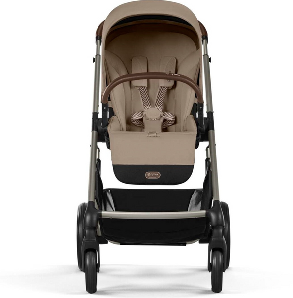 Дитяча коляска 2в1 Cybex Balios S Lux 2025 всесезонна з великими колесами, телескопічною ручкою та кошиком до 10 кг Almond Beige Balios_S_Lux_25 фото