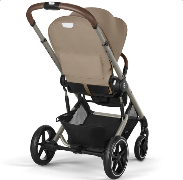 Дитяча коляска 2в1 Cybex Balios S Lux 2025 всесезонна з великими колесами, телескопічною ручкою та кошиком до 10 кг Almond Beige Balios_S_Lux_25 фото