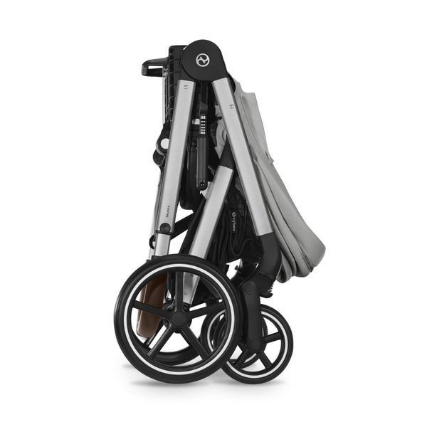 Дитяча коляска 2в1 Cybex Balios S Lux 2025 всесезонна з великими колесами, телескопічною ручкою та кошиком до 10 кг Stone Grey Balios_S_Lux_25_3 фото