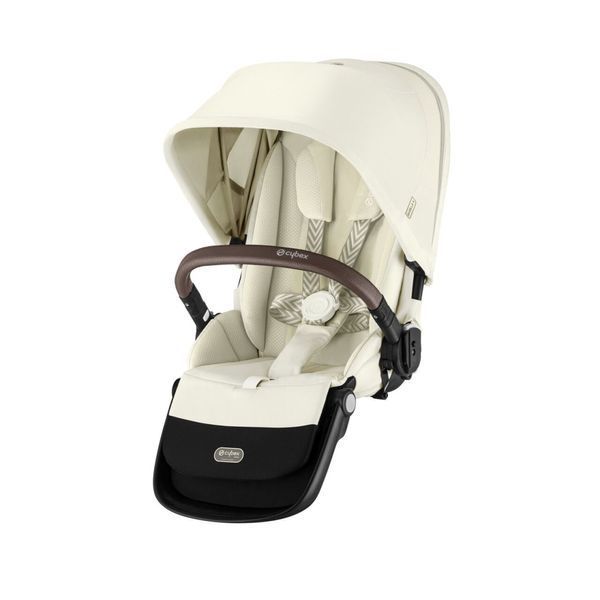 Дитяча коляска Cybex Gazelle S прогулянкова всесезонна з великими колесами, посиленою амортизацією та кошиком до 23 кг Seashell Beige Cybex_Gazelle_S_Seashell_Beige фото