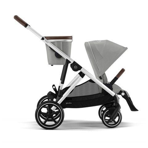 Дитяча коляска Cybex Gazelle S прогулянкова всесезонна з великими колесами, посиленою амортизацією та кошиком до 23 кг Grey Cybex_Gazelle_S_Grey фото