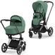Дитяча коляска 2в1 Cybex Priam всесезонна з EVA-колесами, повною амортизацією, реверсивним сидінням та складанням однією рукою Leaf Green Cybex_Priam_Leaf_Green фото 5