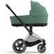 Дитяча коляска 2в1 Cybex Priam всесезонна з EVA-колесами, повною амортизацією, реверсивним сидінням та складанням однією рукою Leaf Green Cybex_Priam_Leaf_Green фото 2