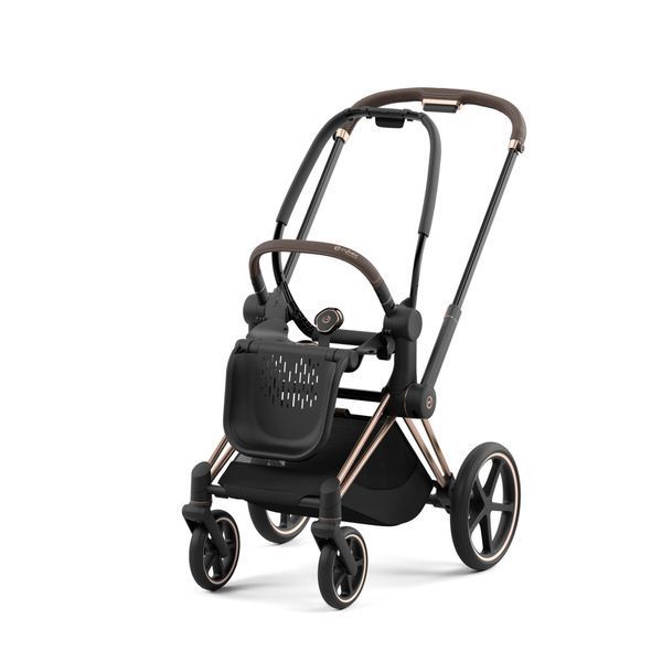 Дитяча коляска 2в1 Cybex Priam всесезонна з EVA-колесами, повною амортизацією, реверсивним сидінням та складанням однією рукою Mirage Grey Cybex_Priam_Mirage_Grey фото