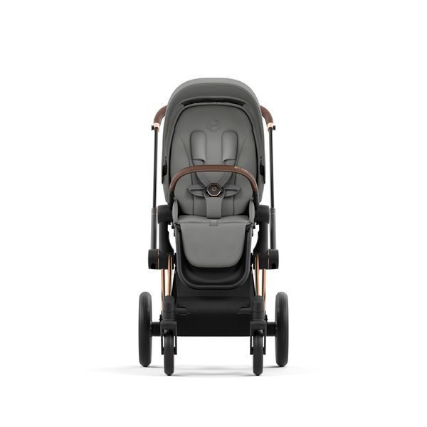 Дитяча коляска 2в1 Cybex Priam всесезонна з EVA-колесами, повною амортизацією, реверсивним сидінням та складанням однією рукою Mirage Grey Cybex_Priam_Mirage_Grey фото