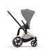 Дитяча коляска 2в1 Cybex Priam всесезонна з EVA-колесами, повною амортизацією, реверсивним сидінням та складанням однією рукою Mirage Grey Cybex_Priam_Mirage_Grey фото 2