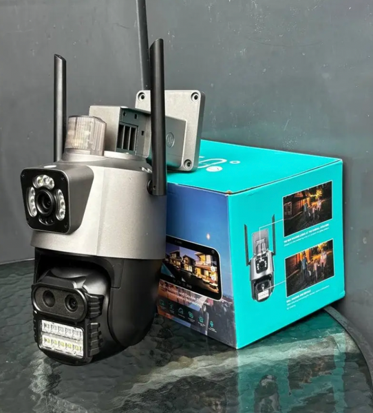 Вулична Wi-FI IP Камера відеоспостереження 12MP iCsee поворотна камера з гібридним зумом 12MPICSEE_1 фото