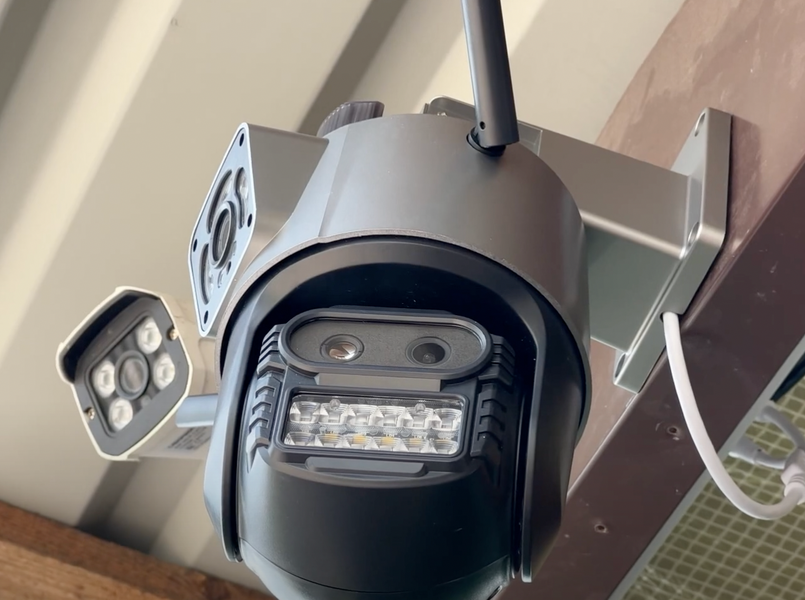 Вулична Wi-FI IP Камера відеоспостереження 8MP iCsee поворотна камера з гібридним зумом 8MPICSEE_1 фото