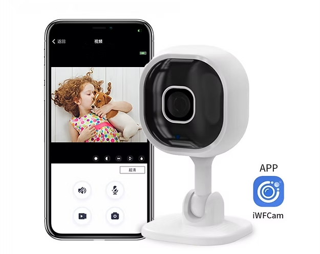 Smart камера відеоняня для дому Wi-Fi відеонагляд FullHD 1080P з нічним баченням датчик руху та двостороннім зв'язком SmartHD фото
