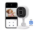 Smart камера відеоняня для дому Wi-Fi відеонагляд FullHD 1080P з нічним баченням датчик руху та двостороннім зв'язком SmartHD фото 6