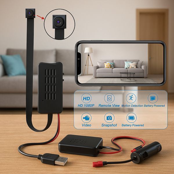 Міні Wi-Fi IP-камера бездротова камера спостереження 1080P з акумулятором і нічним баченням Enpus SO1 mini_1 фото